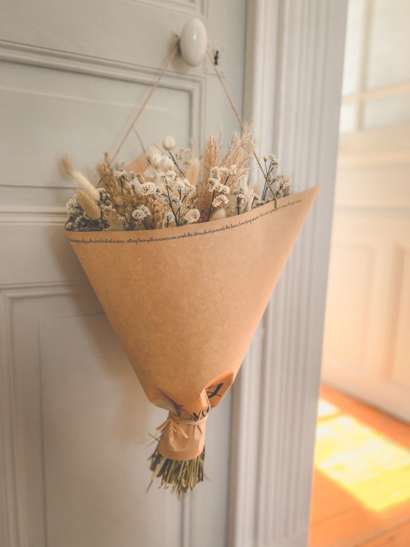 Bouquet de fleurs séchées